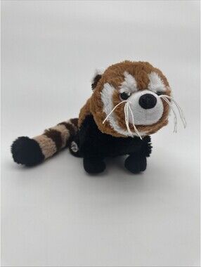 GANZ Webkinz Red Panda HM406 No Code Retired Plush Stuffed Animal Toy Rare
